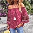 thumbnail image 1 of Blusa de mujer, blusa con hombros descubiertos para mujer, blusa con hombros descubiertos, blusa con hombros descubiertos, construcción resistente, 1 of 6