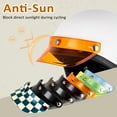 thumbnail image 2 of Motorcycle Helmet Visor Motorcycle Helmet Shield 3/4 Open Anti-Sun, 2 of 9