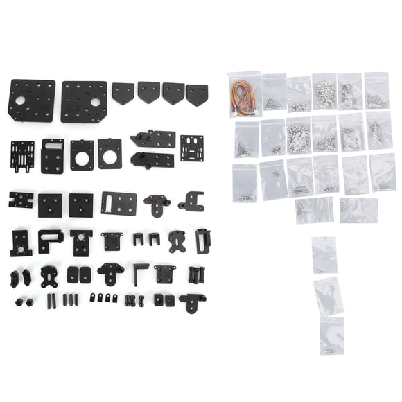 Printers Metal Frames, 3D Printer Extrusion Frame Kit 2 Axes Easy Installation High Temperature Resistant Durable for BLV MGN Cube