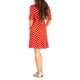 thumbnail image 4 of Lucakuins Mujeres Vestido de Maternidad Casual Cuello en V Dot/Estampado Floral Vestido de Media Manga para Ropa de Embarazo Sesión de Fotos Lucakuins  moda, 4 of 5