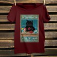 thumbnail image 2 of Camiseta de mujer Camisetas divertidas de manga corta Camiseta estampada Tops Blusa Regalo para mujer Fridja zx1342, 2 of 5