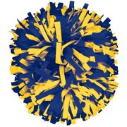 2 Color Plastic Instock Cheerleading Pom Navy/Gold