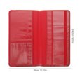 thumbnail image 2 of WASHWEPE Para Pasaporte Y Tarjetas Roja Resistente Ideal Para Viajes Y Uso Diario, 2 of 6