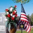 Allied Go Army Veteran Grave Marker With 30 Inch Tall American Cemetery ...