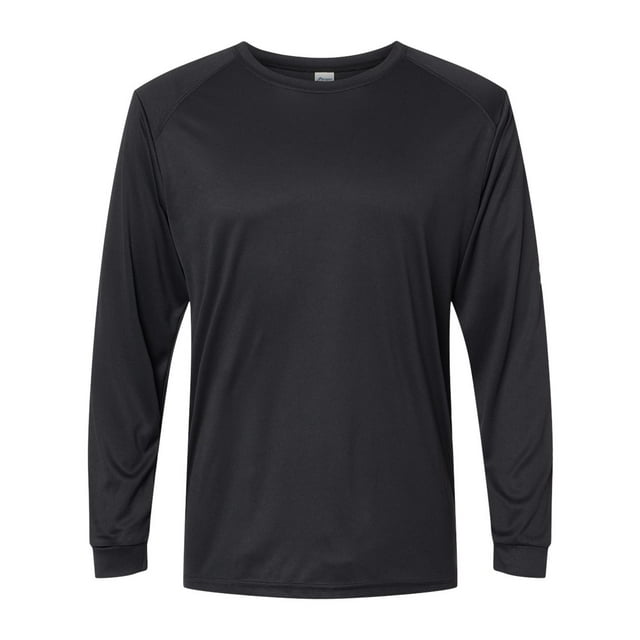 T-Shirt de Performance à Manches Longues Long Islander, L, Noir