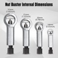 thumbnail image 3 of Nut Splitter 9mm-27mm, Heavy Duty Nut Removal Tool For Removing, Breaking And Separating Nuts, 4 Pack, 3 of 3