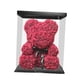 thumbnail image 4 of Oso de rosas con caja, adorable oso de flores preservadas, regalo artificial para bodas y fiestas. Rojo, 4 of 9