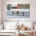 thumbnail image 2 of Elephant Stock Christmas Affinity Vi Wall Art - Horizontal Canvas Wall Art - Living Room Wall Decor - Architecture Canvas - White And Brown Decor By James Wiens - 51" x 34", 2 of 8