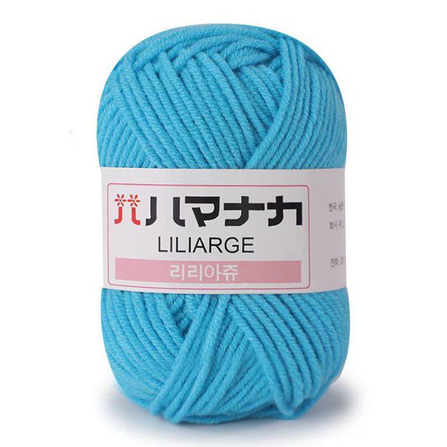 Hilo de tejer de algodón de leche suave de 25g, hilo de algodón de 4 capas para tejer antibolitas de alta calidad para bufanda de ganchillo, suéter, sombrero, muñeca artesanal Dengxun unisex