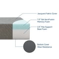thumbnail image 5 of Hcore 4 Inch Tri Folding Memory Foam Mattress, Portable Guest Bed, Twin XL Tri-Fold Mattress with Storage Bag, 5 of 7