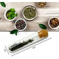 thumbnail image 2 of NOGIS 2 Pcs Individual Glass Tea Infuser Clear Tube Tea Strainer Cute Tea Steeper with Cork Lid Loose Tea Holder for Fruit Herbal Cup Mug Travel, 0.98 inch x 5.9 inch, 2 of 7