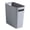 Grey, variant on Black 2.4 Gallon Slim Can, Small Wastebasket, for Bathroom Kitchen Hotel Office Dorm Camper, Space Saving Design, Durable Easy to Clean, Fits Tight Corners Spaces