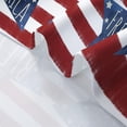 thumbnail image 6 of God Bless America Patriotic Star Stripe Kitchen Curtain Valance 54 x 18, 4th of July Short Topper Window Rod Pocket, USA Independence Day Memorial Day Home Living Room Bedroom Bathroom Decor, 6 of 6