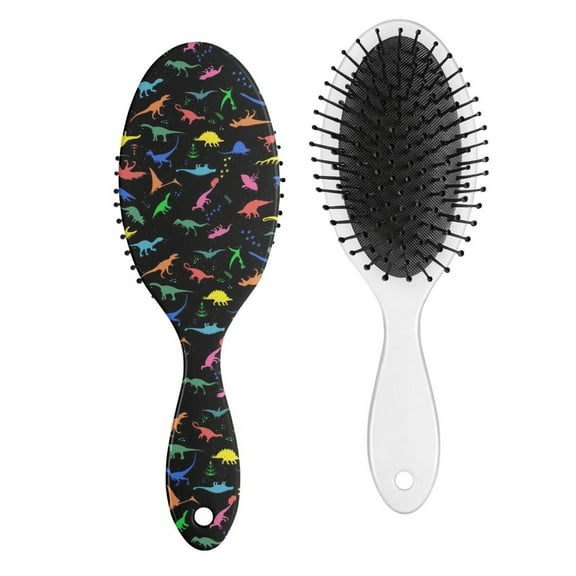 Cute Baby Dinosaur Hair Brush - Gentle on Fine & Curly Hair, No-Pull Comfort, Fun & Playful Design for Kids