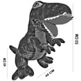 thumbnail image 3 of Peluche Importacion Dinosaurio T-Rex Azul 53 cm, 3 of 3