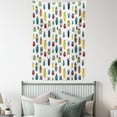 thumbnail image 4 of Watercolor Tapestry, Colorful Insects with Brush Strokes Effect Various Kinds of Bugs Illustration, Wall Hanging for Bedroom Living Room Dorm Decor, 40W X 60L Inches, Multicolor, by Ambesonne, 4 of 5