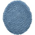 thumbnail image 2 of Better Trends 18"x20" Premium Toilet Lid Cover 100% Cotton Tufted Bathroom Rug Water Absorbent Reversible Machine Washable Dark Blue - Edge Collection, 2 of 4