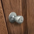 thumbnail image 4 of Design House Tulip Keyed Interior Entry Door Knob, Satin Chrome, 4 of 19