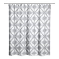 thumbnail image 2 of Creative Products Grey Watercolor Diamond 71x74 Shower Curtain, 2 of 2
