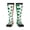 2 Black-1, variant on Knee High Socks for Women Irish Flag Shamrock Pattern Long Tube Sock Uniform Socks