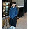 thumbnail image 5 of Cargo Pants Kids Fashion Baggy Pants Straight Leg Black Cargo Pants with Pocket Kids Clothes Girls Size 6-7 Years, 5 of 8