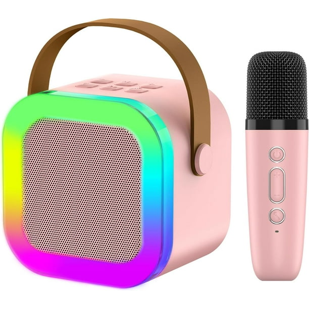 Máquina De Karaoke Para Niños Con Mini Micrófono: Música juguetes para niños adecuados para niñas regalo de cumpleaños de Navidad juguete Altavoz Bluetooth portátil Compra barata en Máquina De Karaoke Para Niños Con Mini Micrófono: Música juguetes para niños adecuados para niñas regalo de cumpleaños de Navidad juguete Altavoz Bluetooth portátil Compra barata en