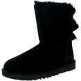 thumbnail image 1 of Ugg Women's Bailey Bow II Black Ankle-High Suede Snow Boot - 10M, 1 of 3