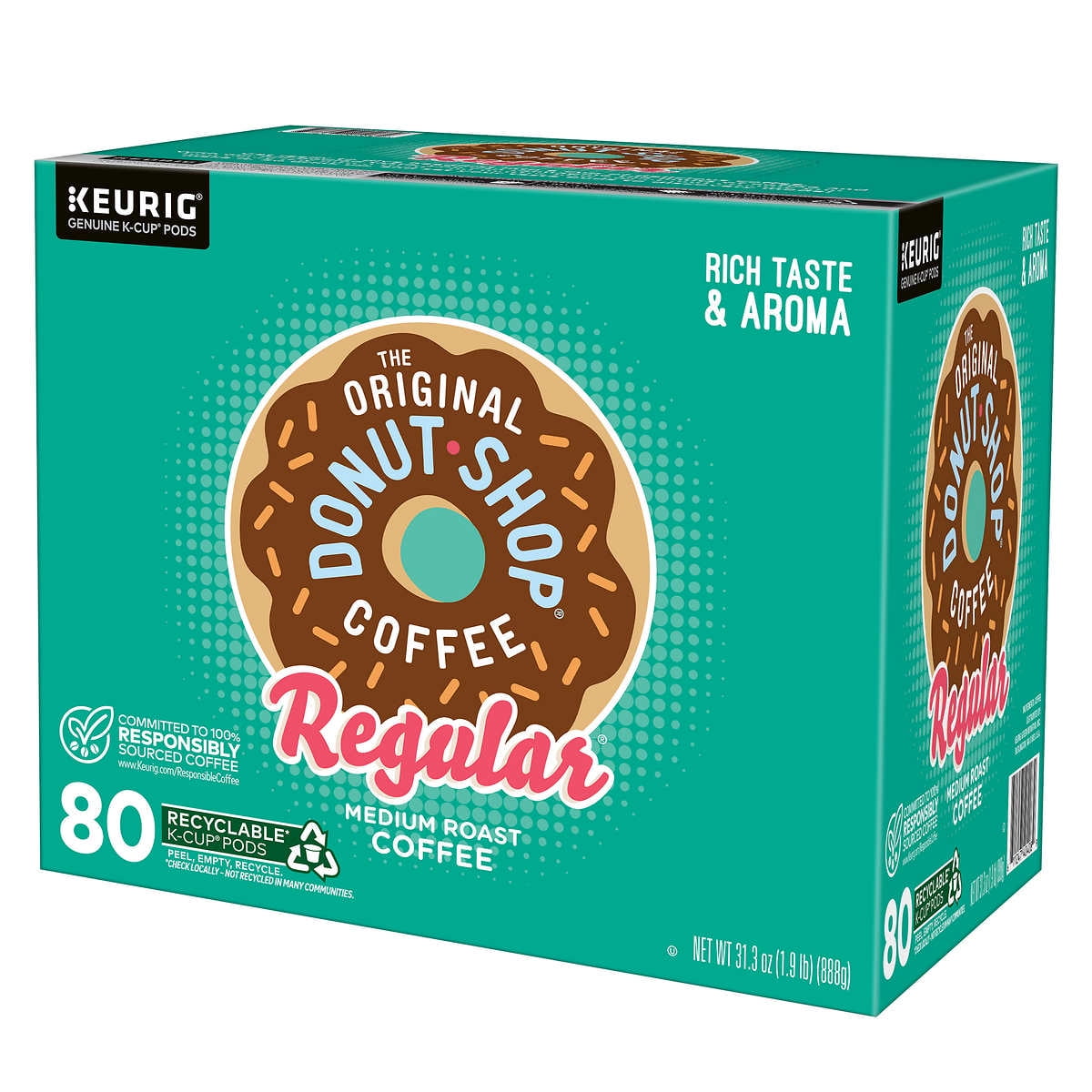 The Original Donut Shop Coffee K-Cup Pod, 80 Count