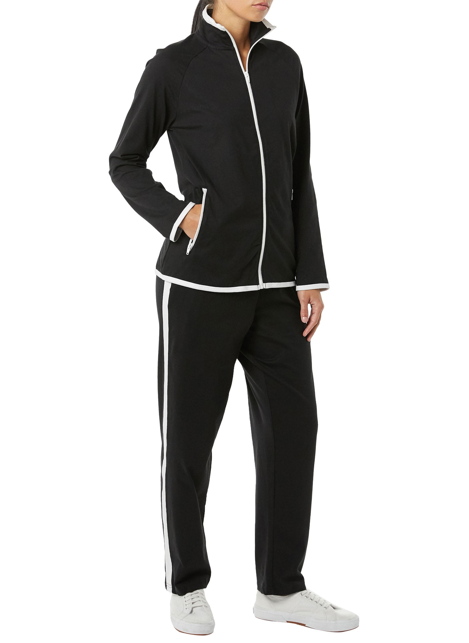 Cotton Pants and Jacket Outfit Black 