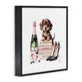 thumbnail image 2 of Stupell Industries Art Deco Luxury Books & Puppy Black Framed Giclee Art, 12 x 12, by Amanda Greenwood, 2 of 8