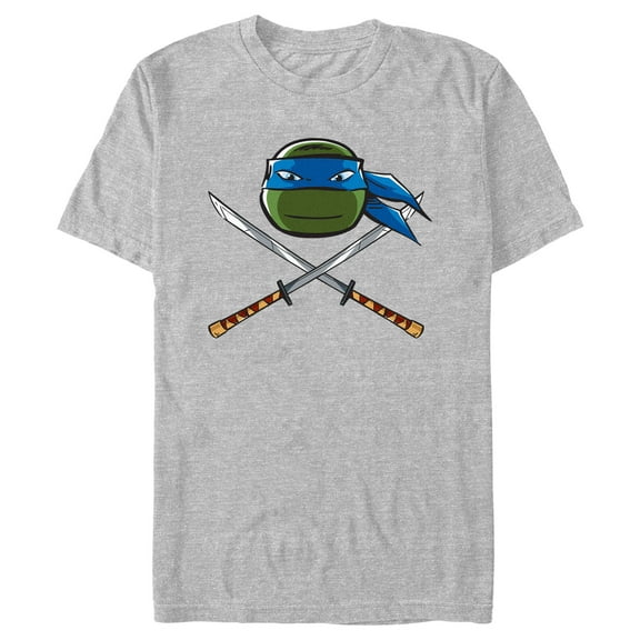 Men's Teenage Mutant Ninja Turtles Leonardo Crossed Swords  Graphic T-Shirt