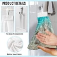 thumbnail image 6 of ZIATUBLE Sea Starfish Hanging Hand Towel Shells Hanging Kitchen Dish Towel with Snap Button Bathroom Hand Bath Towel Reusable Dish Tie Towel Soft Kitchen Hand Towels and Washcloths, 6 of 7