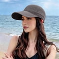 thumbnail image 2 of Women's Baseball Cap Breathable Mesh Versatile Summer Outdoor Sun Baseball Cap Wide Brim Hats for Women Gray, 2 of 4