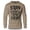 Khaki, variant on GYMISH Stay In Fight Lightweight Long Sleeve Hooded T-Shirt for Men – Motivational Workout Hoodie, Fitness & Bodybuilding Apparel
