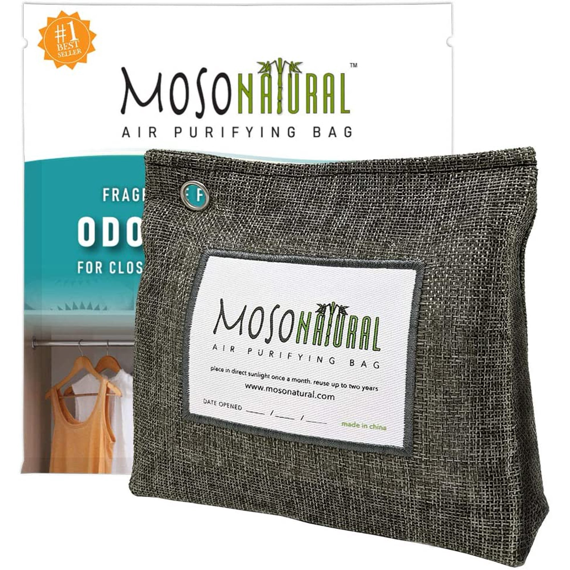 Moso Natural Home Air Purifying Bag 300g Stand Up Odor Eliminator Odor Absorber For Closet And Bathroom Walmart Canada