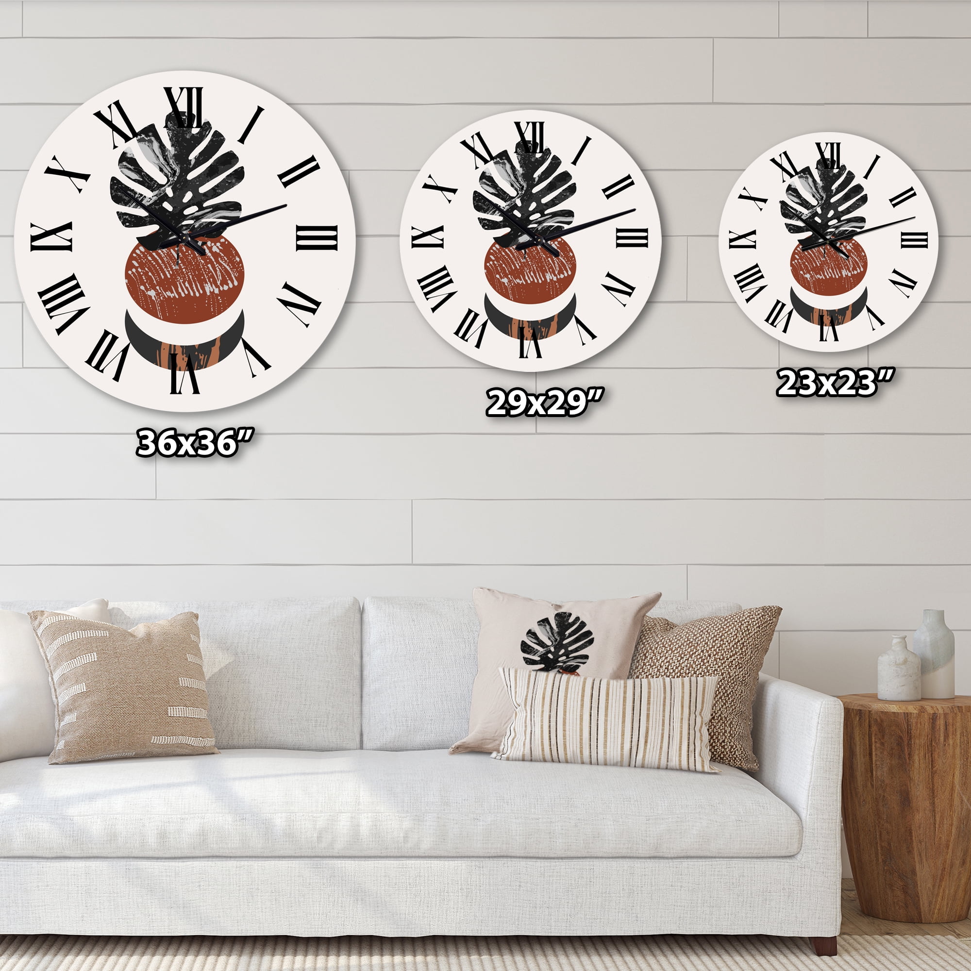 Designart 1 in Quartz Modern/Contemporary Wall Clock