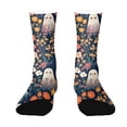 thumbnail image 3 of Men Women Halloween Printed Mid-Calf Socks Soft Breathable Stretch Comfort Fit Socks, 3 of 6