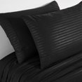 thumbnail image 4 of Home Savings Items!Kyusrd Four Piece Fitted Sheet Set Bed Sheet Home Textile Solid Color Imitation Satin, 4 of 6