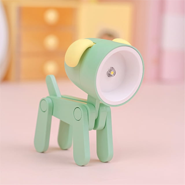 Leadingstar Mini Led Night Light Cartoon Cute Dog Deer Shape Table Lamp Ornaments Desktop Mobile Phone Bracket