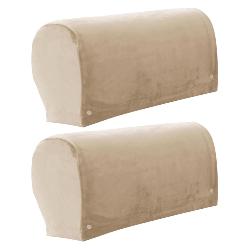 Thick Sofa Armrest Covers Arm Covers Chairs Sofa Armchair Slipcovers Non khaki Walmart