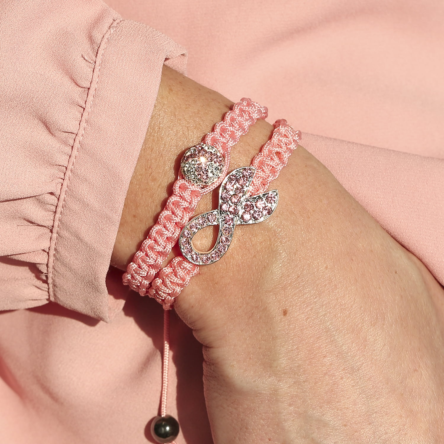 Swarovski breast 2025 cancer bracelet