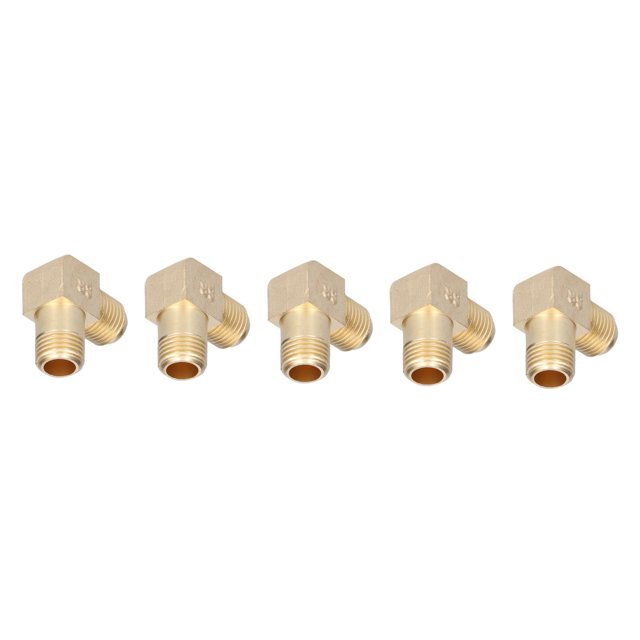 Compresores de Aire ANGGREK Accesorios de Tubería Codo 5 Piezas 1/4 x 1/4