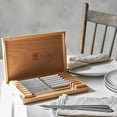thumbnail image 3 of ZWILLING Contemporary 8pc Steak Knife Set, Oval handle Stainless Steel  12" x 10" case, 3 of 10