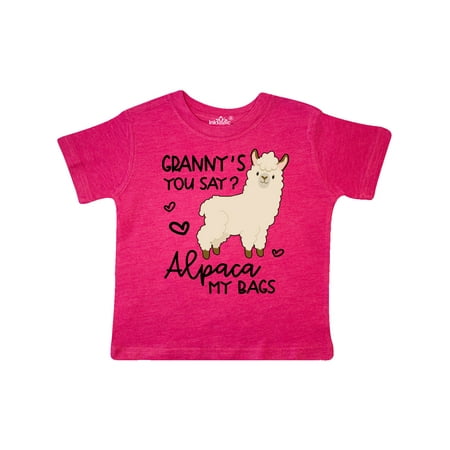 

Inktastic Granny s You Say Alpaca My Bags Gift Toddler Boy or Toddler Girl T-Shirt
