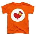 thumbnail image 2 of Care Bears Cousins Brave Heart Lion Belly Kids T Shirt (4) for Toddler Boys and Girls, Orange, 2 of 3