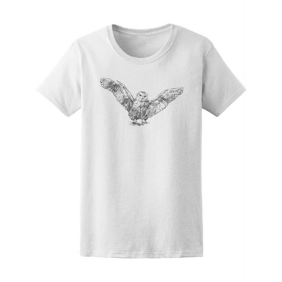 Owl With Big Wings T-Shirt Men -Image by Shutterstock, Male Large