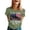 8Green, variant on Women'S American Flag Printed T-Shirt USA 250th Anniversary Round Neck Casual Loose Graphic Tees