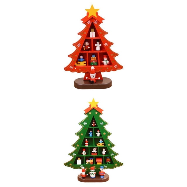 Decoraciones para árboles de Navidad con Compartimentos de 3D para Chimeneas Gloria Árbol festivo