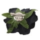 thumbnail image 3 of 3X Seda Pelo de la Flor Broche de la Boda Ramillete Clip de la Flor 8 cm Broche Accesorios - Negro, 3 of 8