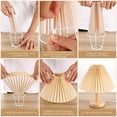 thumbnail image 3 of NIYANGLE Vintage Lampshade Lampshade Light Yellow Protect Lamp for Living Room 1Set, 3 of 6